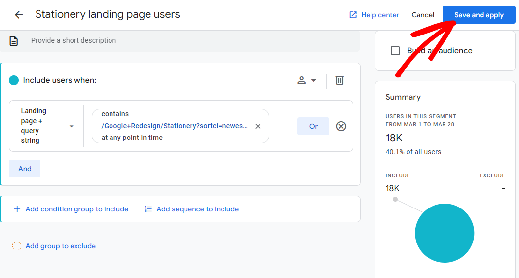 ga-segments-save-button 1 - MonsterInsights Google Analytics segments - save your segment