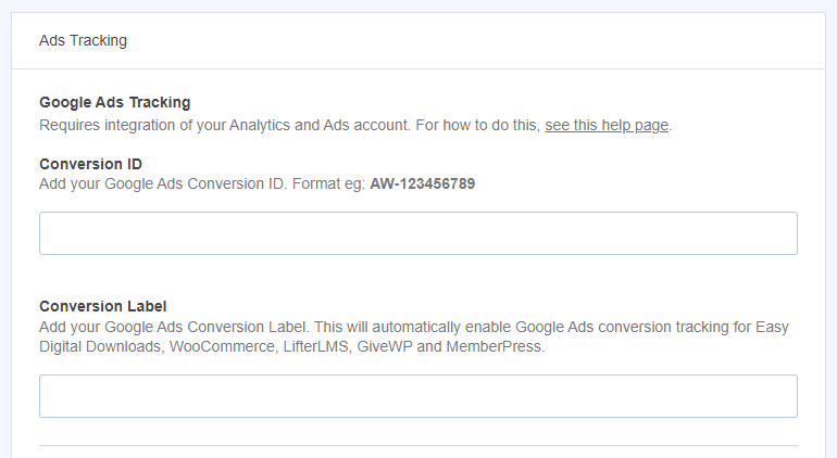 Google Ads Tracking - PPC Tracking Addon