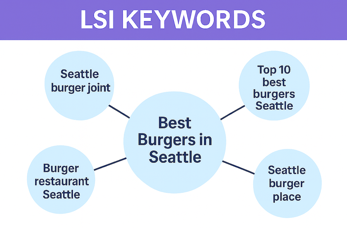 LSI keywords infographic