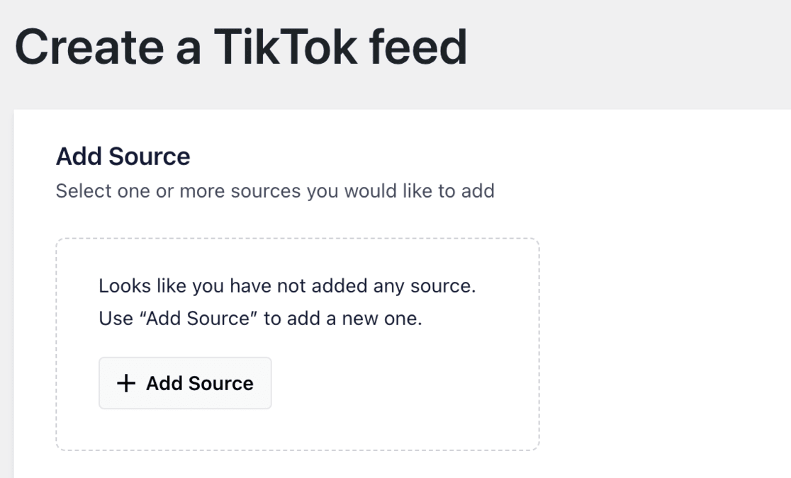 add-source - MonsterInsights TikTok Feeds Pro