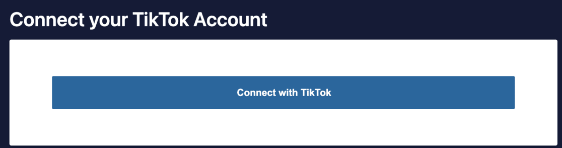 connect-with-tiktok - MonsterInsights TikTok Feeds Pro