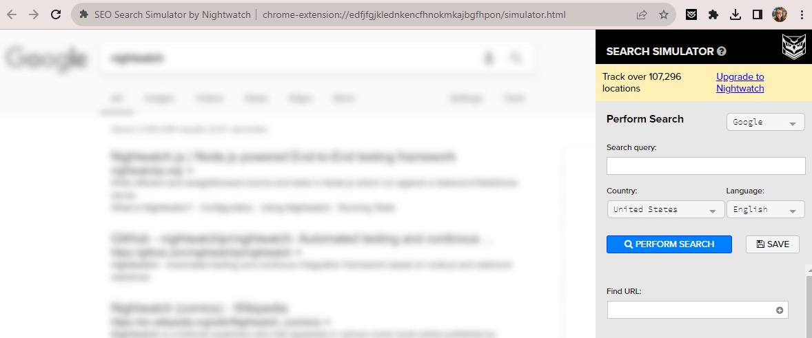 Search Simulator by Nightwatch