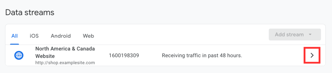 Select-data-streams-ga4 - MonsterInsights Select GA4 data streams